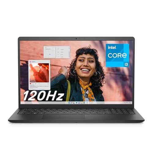 Dell Inspiron 15 3530 Laptop 15.6 Inch FHD (1920 x 1080) Display, Intel Core i3-1305U, 8 GB RAM, 256 GB SSD, Intel UHD Graphics, Fingerprint Reader, German Backlit Keyboard, Windows 11 Home, Black von Dell