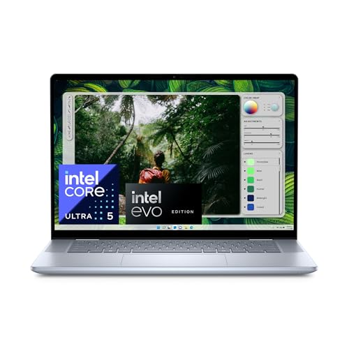Dell Inspiron 16 7640 2-in-1 Laptop 16" 16:10 FHD+ Touch, Intel Evo Edition - Intel Core Ultra 5, 16GB RAM, 512GB SSD, Intel Graphics, Windows 11 Home, Fingerprint Reader, Backlit Keyboard Deutsch von Dell