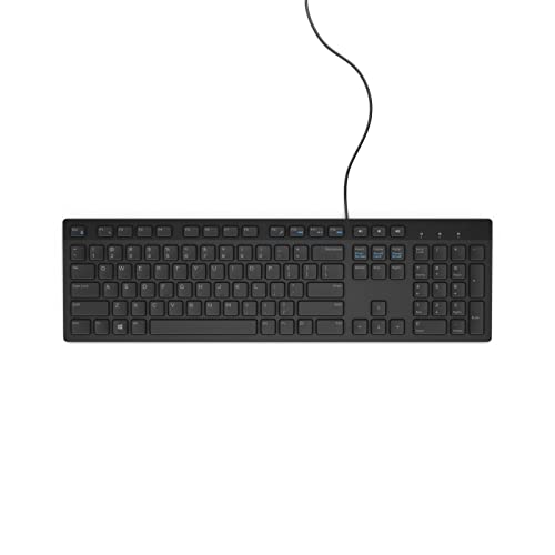 Dell KB216 Keyboard USB QWERTY US KB216, Full-Size (100%), W125835857 (KB216, Full-Size (100%), Wired, USB, QWERTY, Black) von Dell