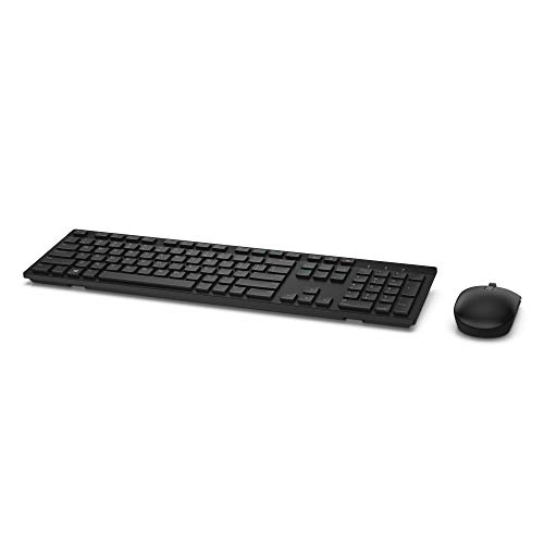 Dell KM636, Wireless, Tastatur und Maus Set, German (QWERTZ), schwarz von Dell