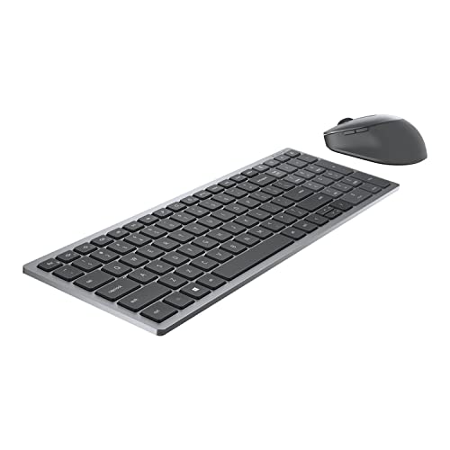 Dell KM7120W, Wireless, Multimedia, Tastatur und Maus Set, UK (QWERTY), schwarz von Dell