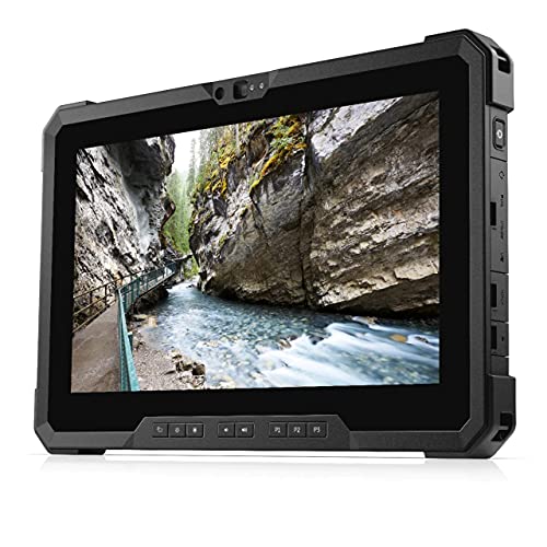 Dell Latitude Rugged Extreme 7220 Abnehmbare 2-in-1 Laptop Tablet Touch | 11,6 Zoll 1366 x 768 HD | Core i5-8365U - 128 GB SSD Festplatte - 8 GB RAM | 4 Kerne @ 4,1 GHz Win 10 Pro Schwarz (erneuert) von Dell