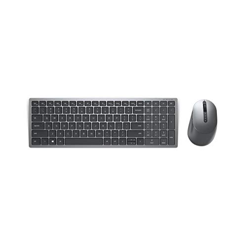 Dell KM7120W, Wireless, Multimedia, Tastatur und Maus Set, German (QWERTZ), schwarz von Dell