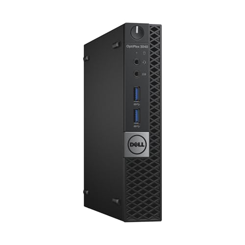 Dell OptiPlex, Mini PC Tiny, Intel i5-6500T 4 Core 2,5 GHz, RAM 8 GB SSD 240 GB, Win 10, Desktop Mini sofort einsatzbereit mit Libre Office und WLAN-Stick (überholt) von Dell