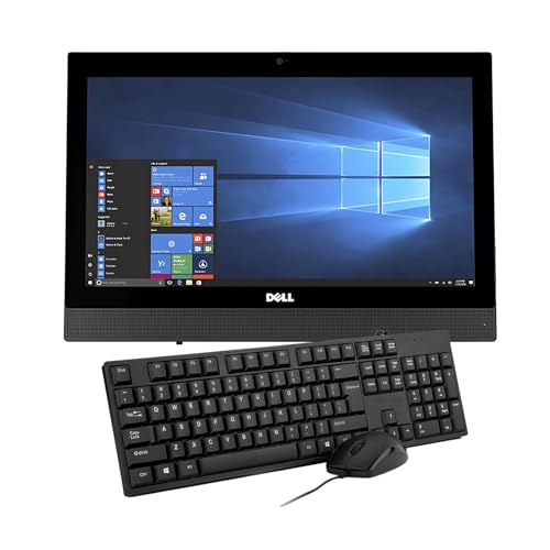 Dell Optiplex 3050 All-in-One 19.5" All-in-One Desktop Computer, Intel Core i5-6500, 16GB RAM, 256GB SSD, WiFi, Bluetooth, US-Tastatur, Windows 11 Pro (Generalüberholt) von Dell
