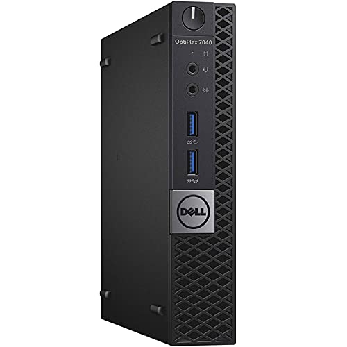 Dell Optiplex 7040 Desktop-PC Mini Intel Core i5-6400T, 8GB DDR4 RAM, 240GB SSD, USB 3.0, HDMI, Windows 10 Pro (Generalüberholt) von Dell