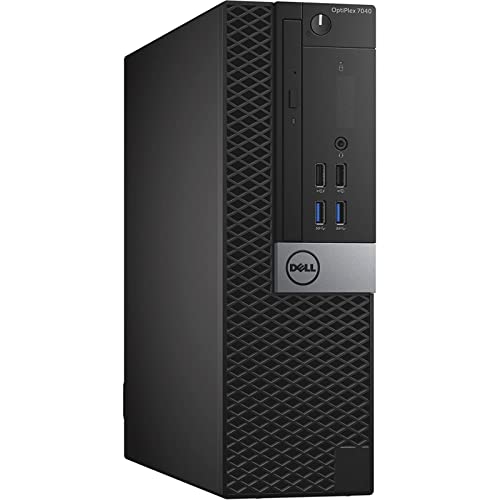 Dell Optiplex 7040 SFF PC Desktop Intel i7-6700 RAM 8GB SSD 240GB Windows 10 Pro + Office 2021 (Generalüberholt) von Dell