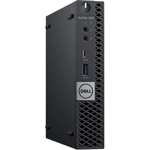 Dell Optiplex 7060 Mini-PC Computer Intel i7-8700T RAM 16GB SSD 240GB Windows 11 Pro + Office 2021 (Generalüberholt) von Dell