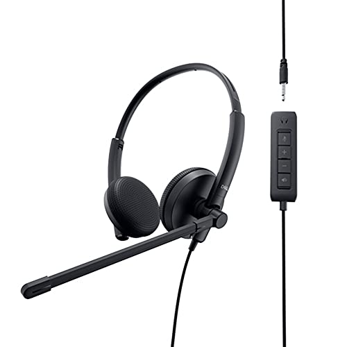 Dell Stereo Headset WH1022, schwarz von Dell