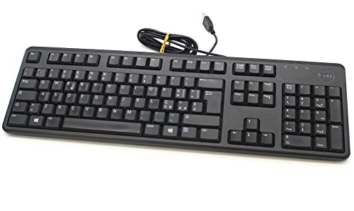 Dell - Tastatur Mit Draht USB Verkabelt Layout QWERTY Italienisch Ita Mit Tastenfeld Zahlenschloss (Aufbereitet) von Dell