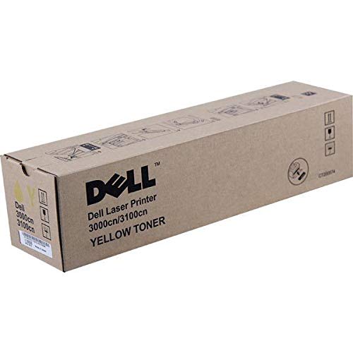 Dell Tonerkassette mit Standard-Kapazität 2.000 Seiten für Dell 3000cn/3100cn Laserdrucker Gelb von Dell