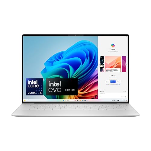 Dell XPS 13 (9350) Laptop Copilot+ 13.4 Inch FHD+ 120Hz, Intel Core Ultra 5 Series 2, 16GB RAM, 512GB SSD, Intel Arc Graphics, Windows 11 Home, Fingerprint Reader, QWERTY Keyboard, Platinum von Dell