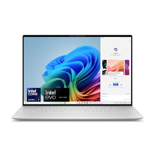 Dell XPS 13 (9350) Laptop Evo Copilot+ 13.4" FHD+ 120Hz, Intel Core Ultra 7 Series 2, Intel Arc, 32GB RAM, 1TB SSD, Windows 11 Home, Deutsch QWERTZ Backlit Keyboard, Platin von Dell