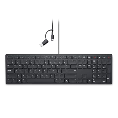 Dell kabelgebundene Tastatur für die Zusammenarbeit – KB525C Dell kabelgebundene Tastatur für die Zusammenarbeit – KB525C von Dell