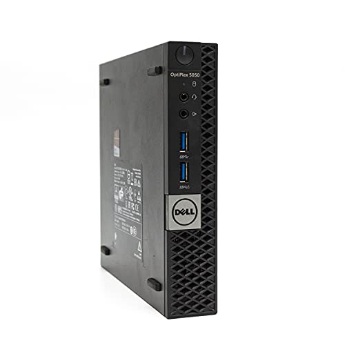 Mini PC DELL Optiplex 5050 Micro i3 6100T 3.2GHz RAM DDR4 bis 32GB SSD M.2 NVMe bis zu 2TB Windows 10 Pro Computer Festplatte Tiny Business Büro Haus Arbeit DAD SmartWorking (überholt) von Dell