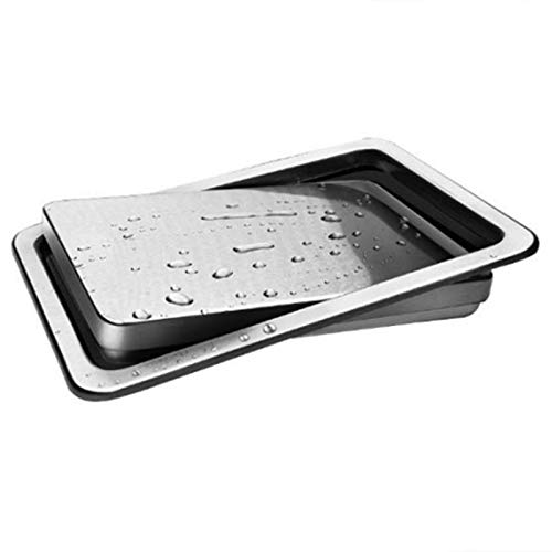 Dellx Steel Flap Lid Trash Bin Cover -in Balance Swing Flap Mitglied for Kitchen Counter Top B von Dellx