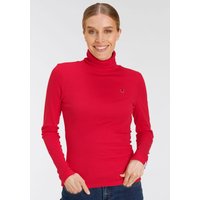 DELMAO Rollkragenshirt, Langarm, sehr figurbetonte Passform, unifarben, mit Rollkragen von Delmao