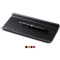 Federschale Aus Premium Leder, Stiftablage Für Kugelschreiber & Füller, Stifteschale Mit Schwerer Metalleinlage Schreibtisch Und Büro von DelmonVarone