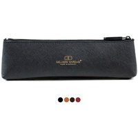 Personalisierbares Federmäppchen Aus Lederimitat Saffiano, Federtasche/Schlampermäppchen Im Retro Design Mit Reißverschluss Personalisiert von DelmonVarone