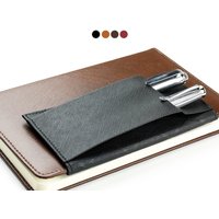 Stiftehalter Mit Magnet Für 2 Schreibgeräte, Elegantes Stifteetui Kugelschreiber Und Füller, Stifthalter Etui Notizbuch Kalender von DelmonVarone