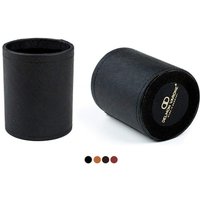 Stifteköcher Premium Saffiano Lederimitat, Stiftebecher/Stiftehalter Rund Mit Pu Innenverkleidung Und Vliesunterseite Für Schreibtisch von DelmonVarone