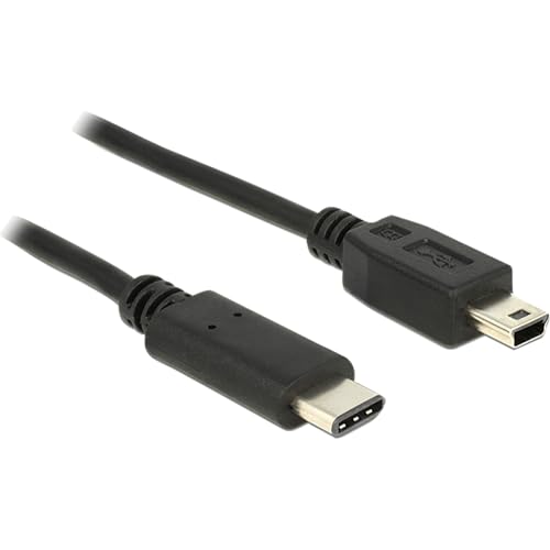 DELOCK Kabel USB Type-C 2.0 Stecker > USB 2.0 Mini-B Stecker 1,0 m schwarz DELOCK Kabel USB Type-C 2.0 Stecker > USB 2.0 Mini-B Stecker 1,0 m schwarz von DeLOCK