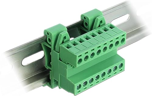 DeLOCK 66081 Klemmblock 8-polig grün - Electrical Terminalblock 32,5 mm, 42,5 mm, 42,5 mm, 320 V von DeLOCK