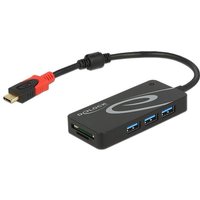 DeLOCK Externer USB 3.1 Gen 1 Type-CHub zu USB Typ-A + SD Card Reader DeLOCK Externer USB 3.1 Gen 1 Type-CHub zu USB Typ-A + SD Card Reader von Delock