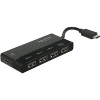 DeLOCK Externer USB Hub USB Type-C zu USB Type-A / USB Type-C PD DeLOCK Externer USB Hub USB Type-C zu USB Type-A / USB Type-C PD von Delock