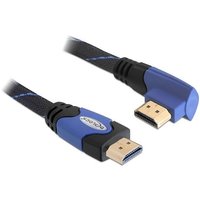 DeLOCK Kabel HDMI High Speed mit Ethernet gewinkelt 2m von Delock