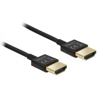 DeLOCK Kabel High Speed HDMI mit Ethernet 2m Slim High Quality von Delock