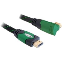 DeLOCK Kabel High Speed HDMI mit Ethernet gewinkelt 4K 2m von Delock