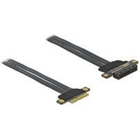 DeLOCK Riser Karte PCI Express x4 zu x4 mit flexiblem Kabel 30 cm von Delock