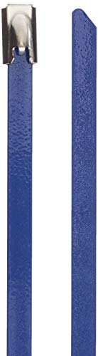 Delock Edelstahlkabelbinder L 200 x B 4,6mm blau 10 Stück von DeLOCK