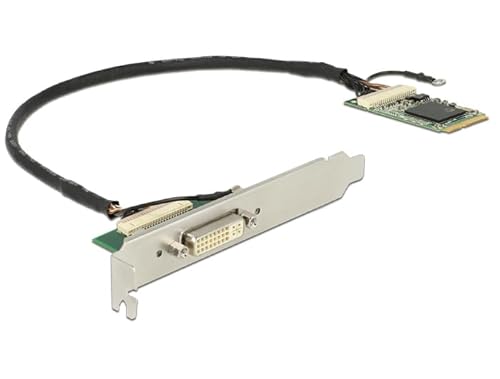 DeLock Modul Mini PCIe I/O PCIe Full Size DVI/VGA Grafik Adapter von DeLOCK