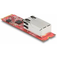 Delock 62985 Schnittstellen-Konverter [1x Gigabit-LAN (1/2.5 Gbit/s) - 1x M.2 Key B-Stecker, M.2 Key von Delock
