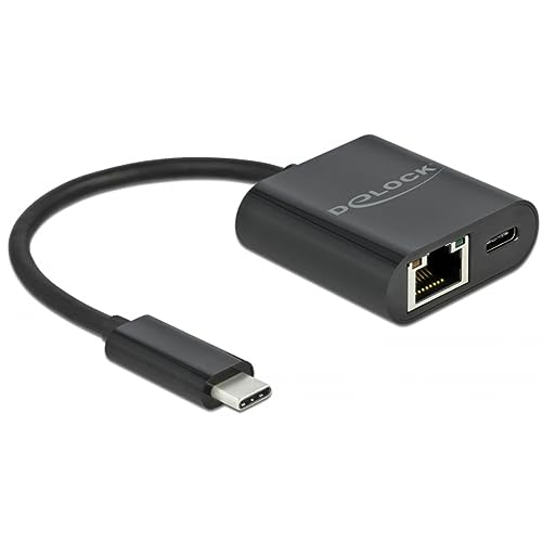 DeLOCK 66644 Dockingstation mit Kabel, USB 3.2 Gen 1 (3.1 Gen 1) Type-C, Schwarz von DeLOCK