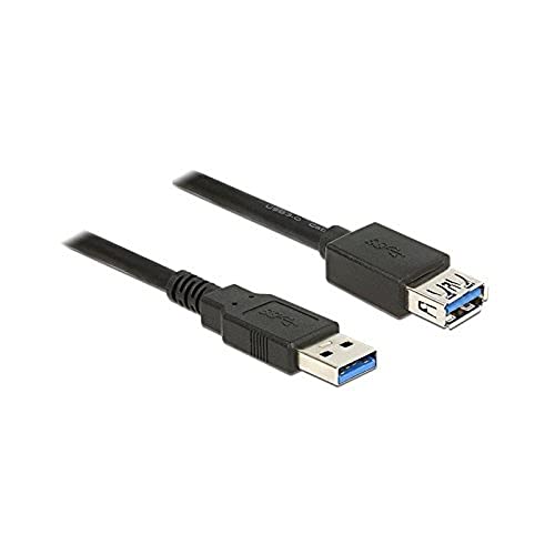 DELOCK 85058 USB Cable 5 m USB 3.2 Gen 1 (3.1 Gen 1) USB A Black von DeLOCK