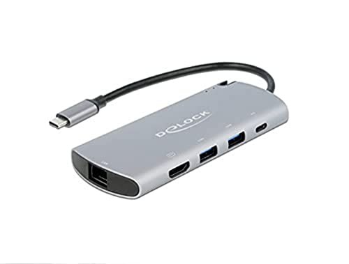 Delock 87767 USB Type-C™ Dockingstation mit M.2 Slot - 4K HDMI/USB/LAN/PD 3.0 von DeLOCK