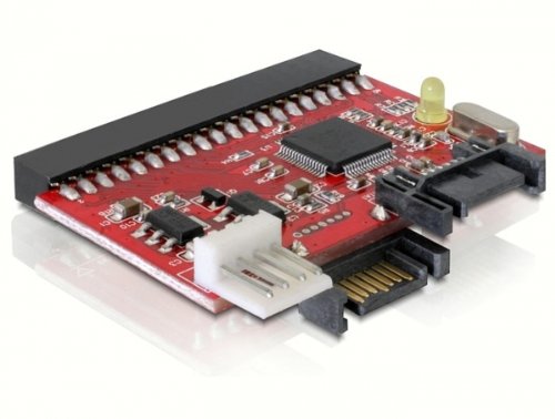 DeLOCK Converter IDE > SATA/SATA > IDE Interface Cards/Adapter – Interface Cards/Adapters (IDE, Black, Wired) von DeLOCK