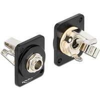 Delock D-Typ Modul 6,35 mm 3 Pin Klinkenbuchse zu Lötanschluss von Delock