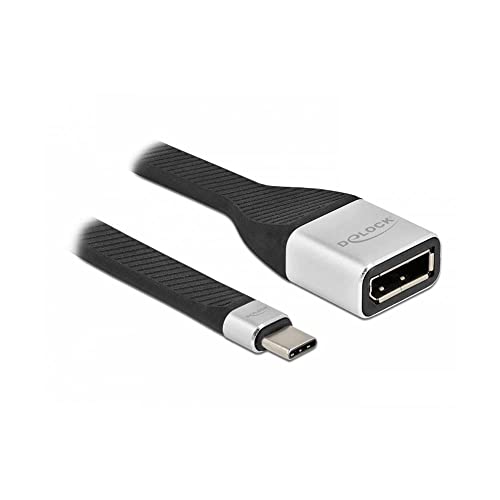 Delock FPC Flachbandkabel USB Type-C™ zu DisplayPort (Alt Mode) 4K 60 Hz 14 cm von DeLOCK
