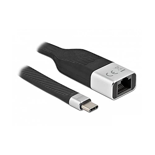 Delock FPC Flachbandkabel USB Type-C™ zu Gigabit LAN 10/100/1000 Mbps 15 cm von DeLOCK