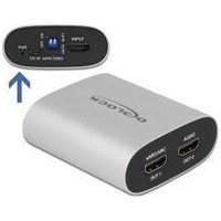 Delock HDMI HD Audio Extractor 4K 60 Hz zu HDMI mit eARC Delock HDMI HD Audio Extractor 4K 60 Hz zu HDMI mit eARC von Delock
