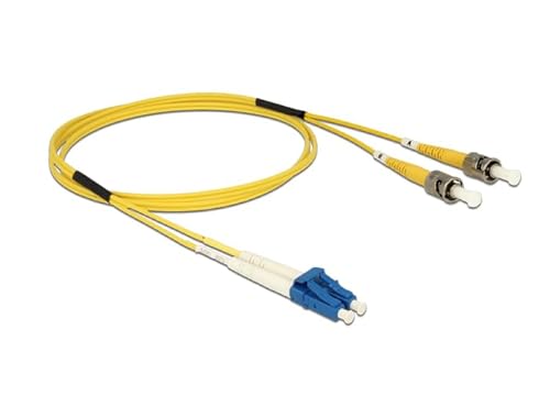 Delock Kabel Lichtwellenleiter LC > ST Singlemode OS2 1 m von DeLOCK
