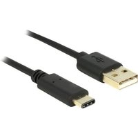Delock Kabel USB 2.0 Typ-A Stecker > USB Type-C™ 2.0 Stecker 2,0 m schwarz von Delock