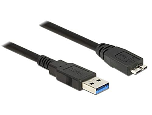 DeLock Kabel USB 3.0 Typ-A Stecker > USB 3.0 Typ Micro-B Stecker 2,0 m schwarz DeLock Kabel USB 3.0 Typ-A Stecker > USB 3.0 Typ Micro-B Stecker 2,0 m schwarz von DeLOCK