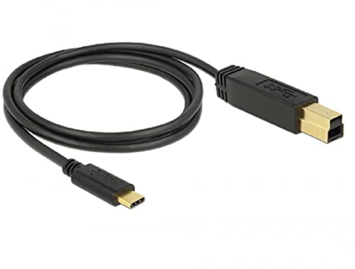 Delock USB 3.1 Gen 2 (10 Gbps) Kabel Type-C zu Typ-B 1 m Delock USB 3.1 Gen 2 (10 Gbps) Kabel Type-C zu Typ-B 1 m von DeLOCK