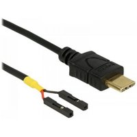 Delock Kabel USB Type-C 2.0 Stecker >2 x Pfostenbuchse einzeln Strom 10 cm von Delock