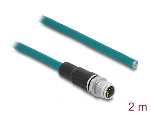 Delock Netzwerkkabel M12 8 Pin X-kodiert zu offenen Kabelenden PVC 2 m Delock Netzwerkkabel M12 8 Pin X-kodiert zu offenen Kabelenden PVC 2 m von DeLOCK